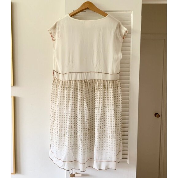 Anthropologie One September Embroidered Dress Ethereal Fairy Feminine Coquette - Picture 4 of 9